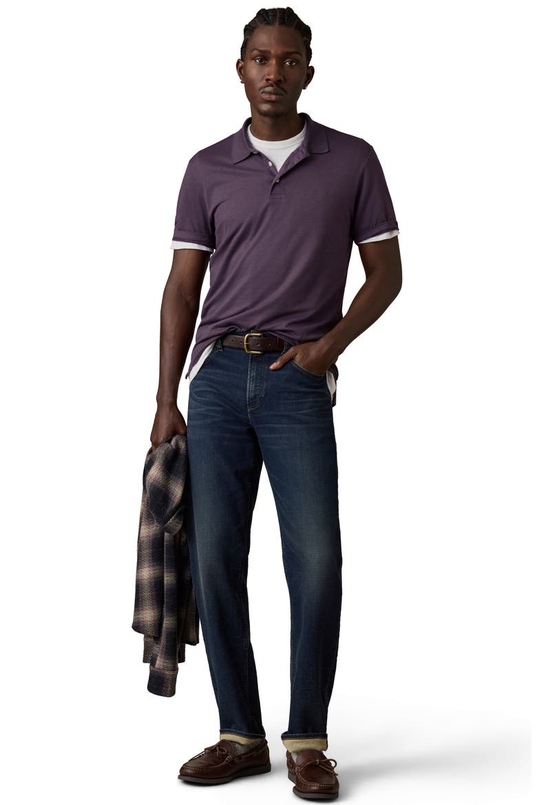 Movement Piqué Knit Polo, Alternate, color, BERRY NIGHT