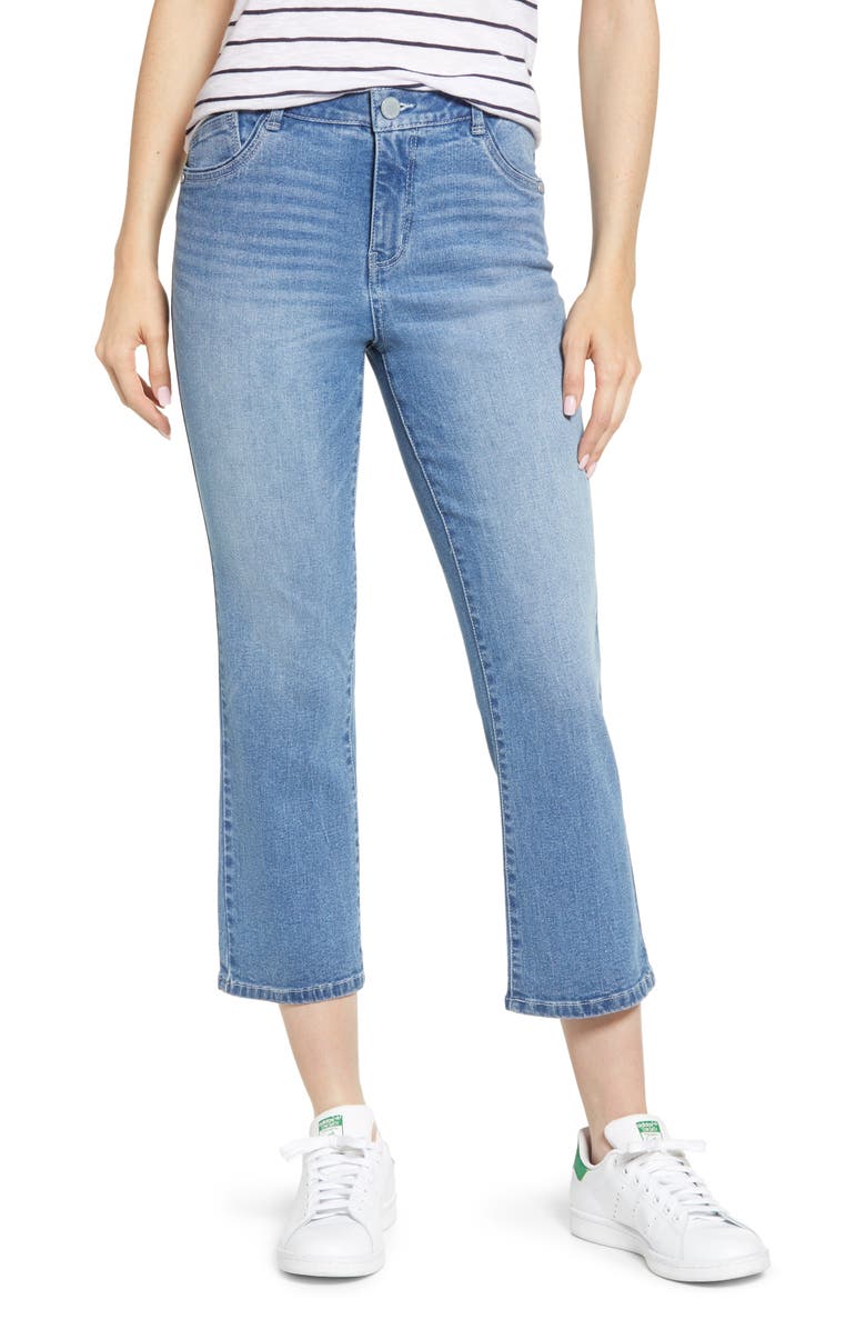 Wit & Wisdom High Waist Kick Flare Jeans, Main, color, 