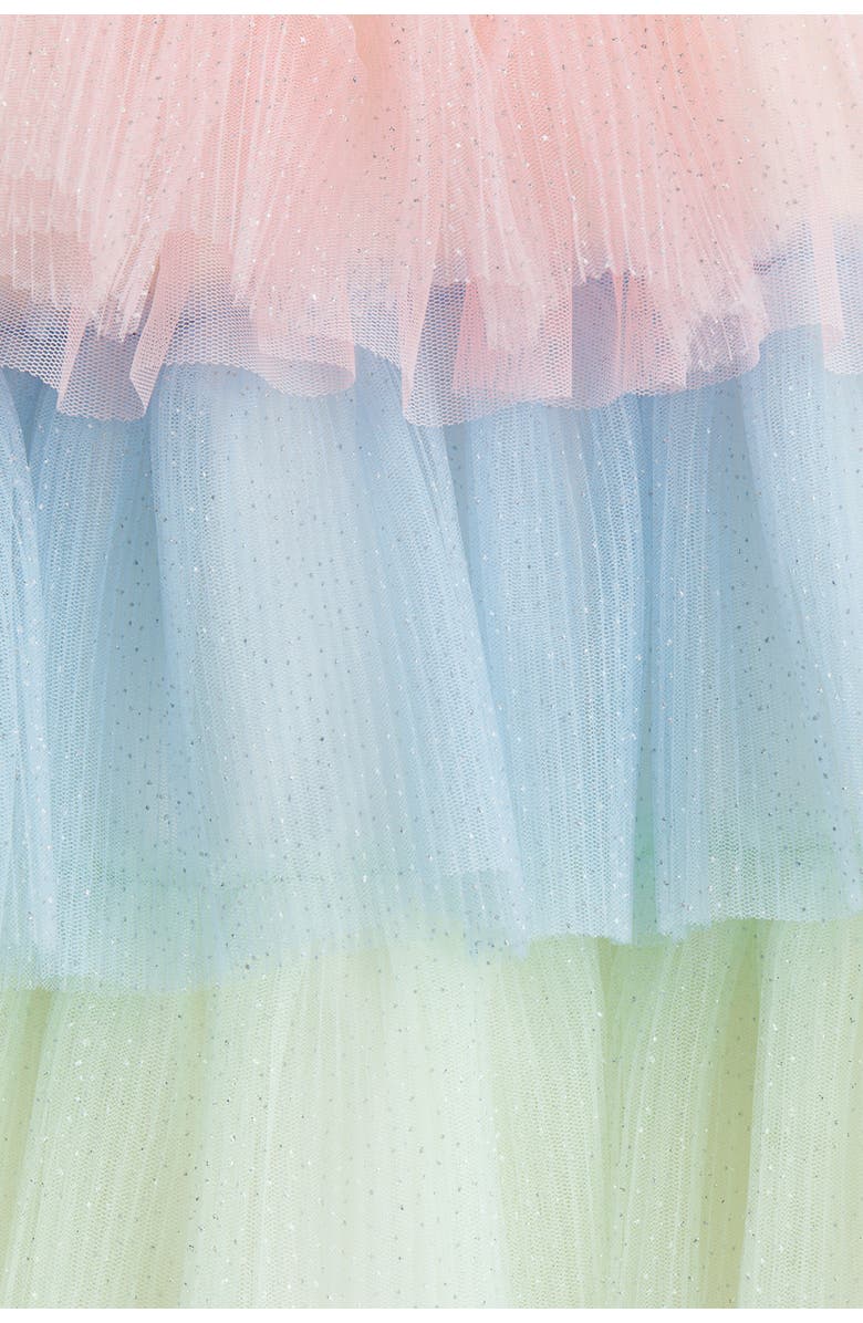 H&M Dress with flared skirt, Alternate, color, White/Pastel