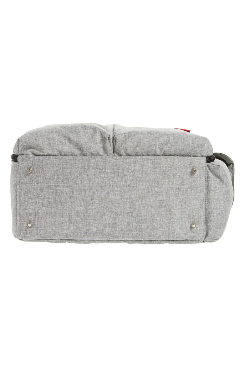Duo Weekend Diaper Bag, Alternate, color, GREY