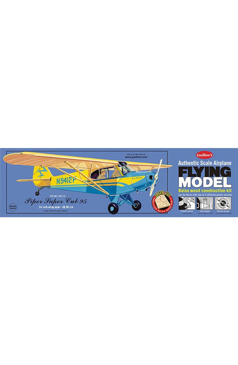 Guillow's Piper Super Cub 95 Laser Cut Model Kit, Alternate, color, 