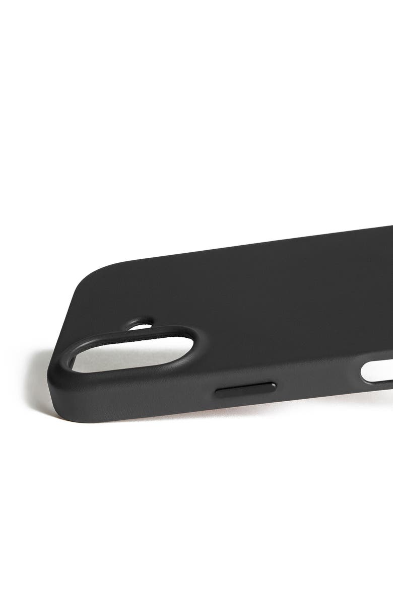 Full Leather Case for iPhone 17, Alternate, color, Black