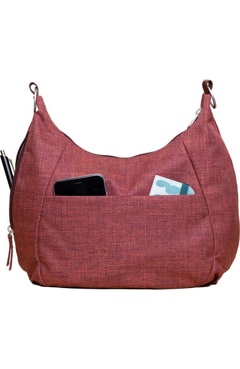 HAIKU Amble Hobo, Alternate, color, Poppy Berry