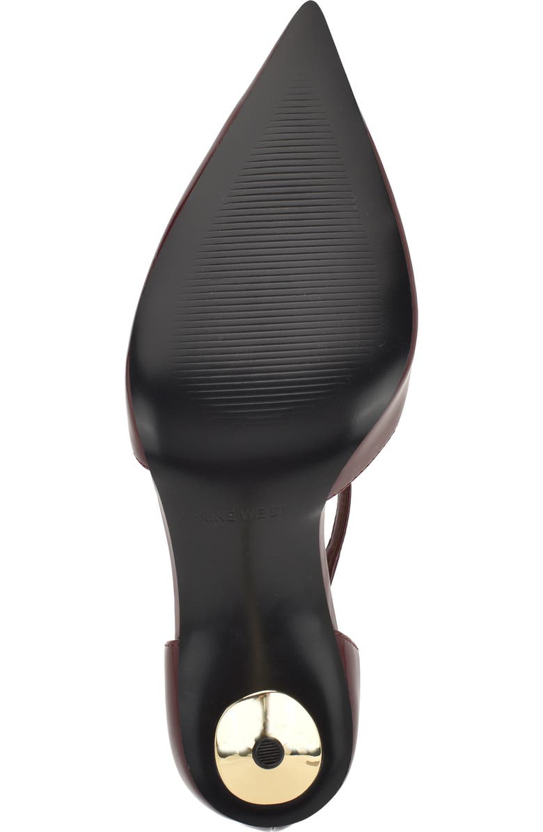 Nine West Dolen Pointed Toe Pump, Alternate, color, Dark Red