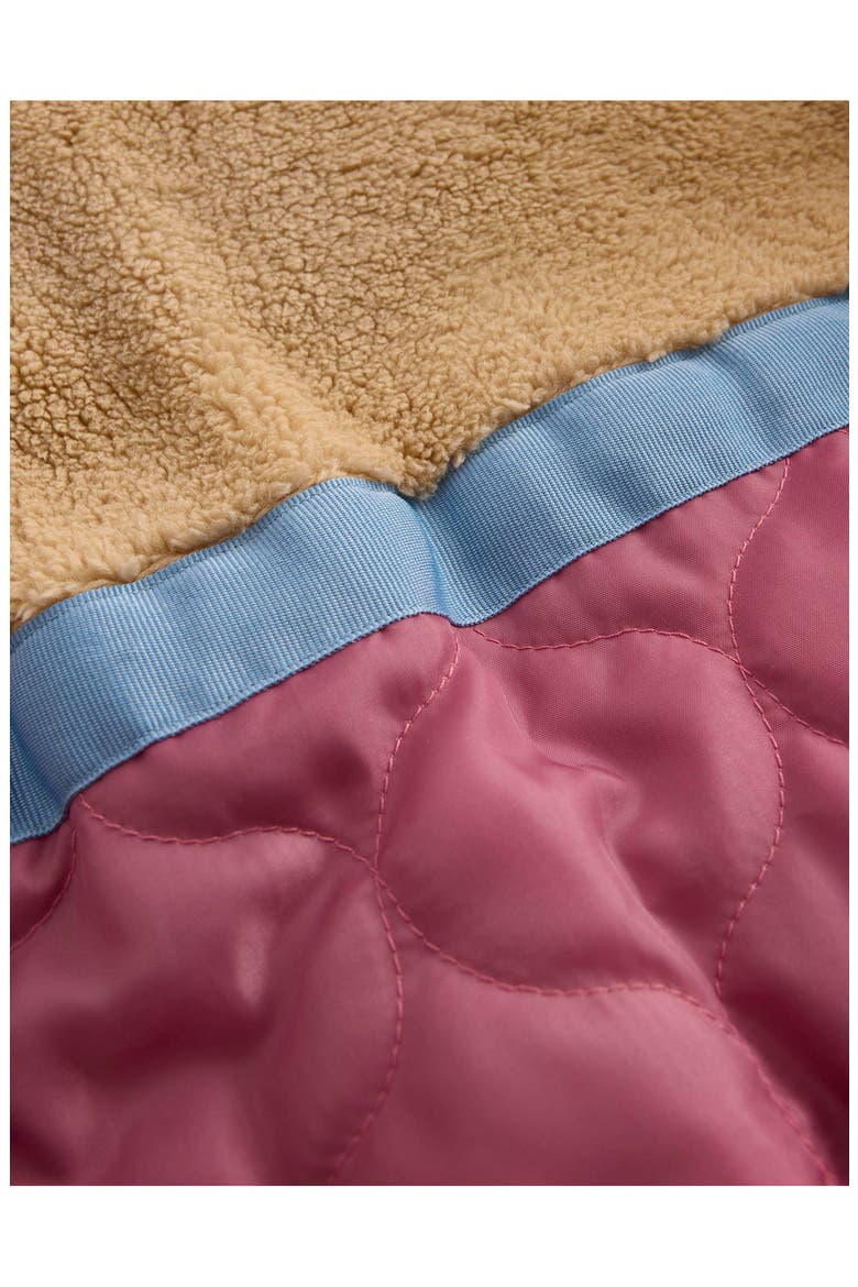 Kids' Longline Padded Coat, Alternate, color, GOLD METALLIC