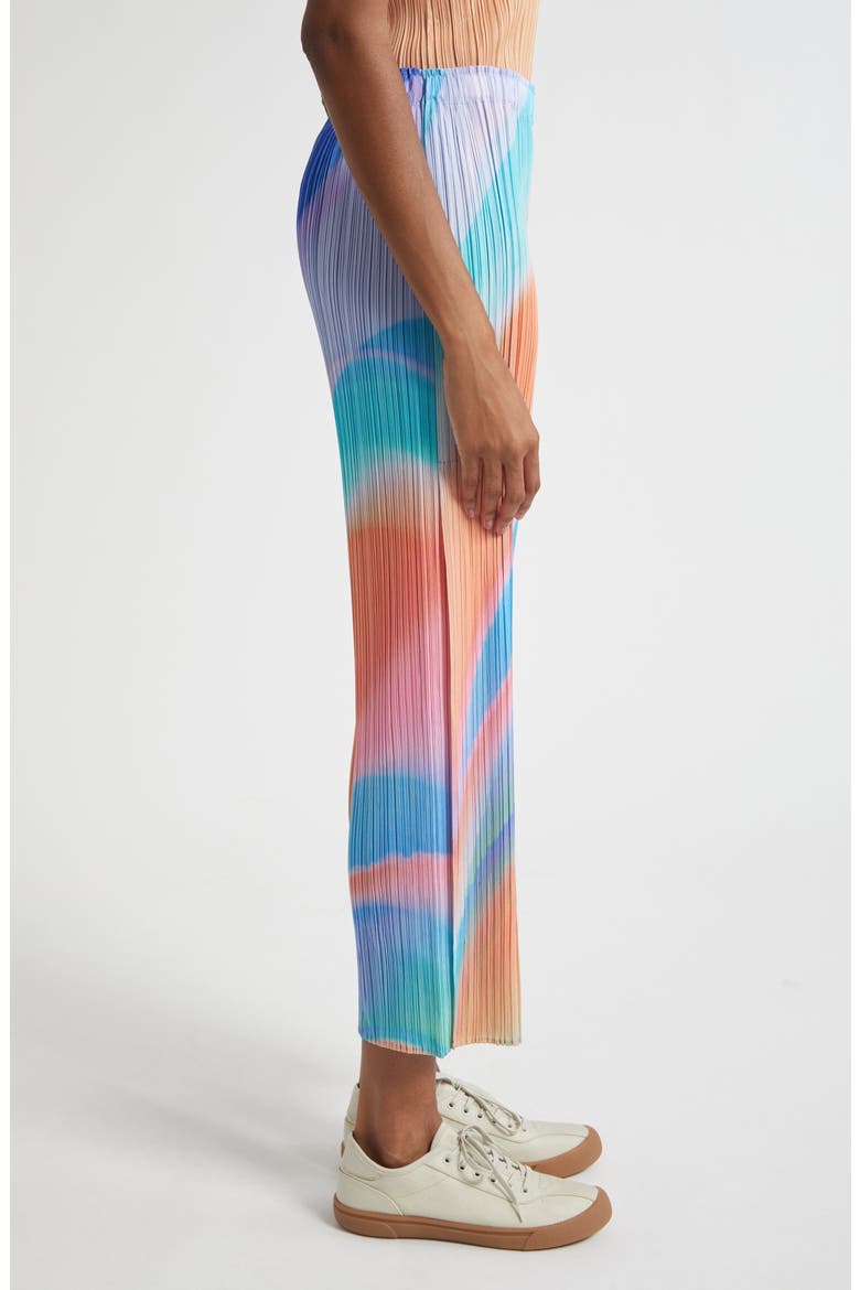 Groove Pleated Ankle Pants, Alternate, color, BLUE