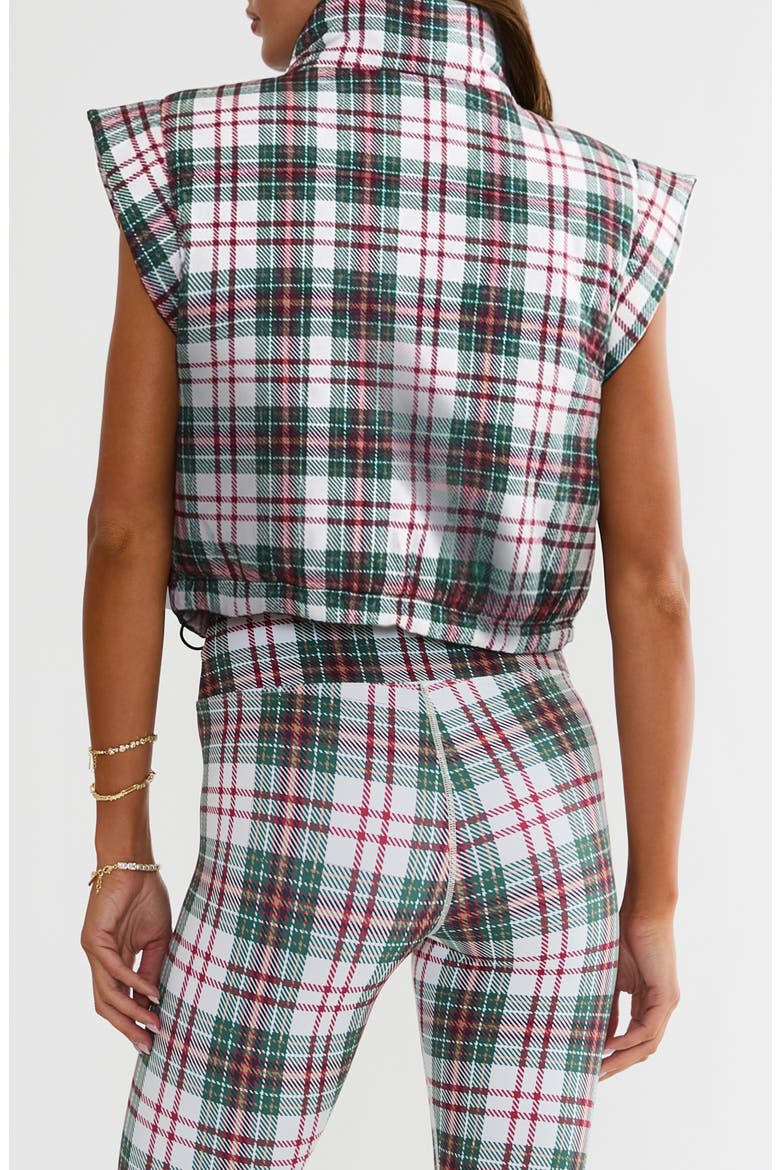 Canyon Puffer Vest, Alternate, color, FROSTED PINE PLAID