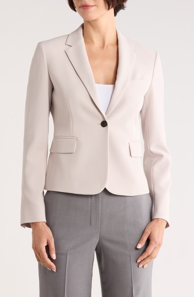Theory Shrunken Blazer, Main, color, Stoneware