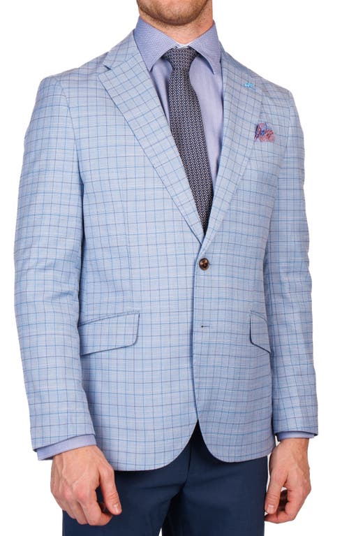 Tailorbyrd Check Sport Coat In Blue
