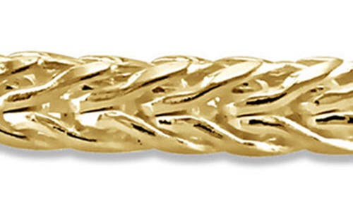 Delmar 4.2mm Foxtail Chain Necklace & Bracelet Set In Gold