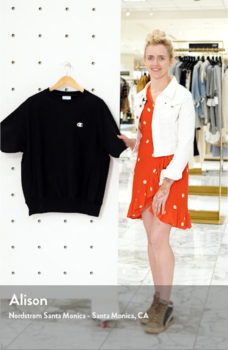 Reverse Weave<sup>®</sup> Short Sleeve Sweatshirt, sales video thumbnail