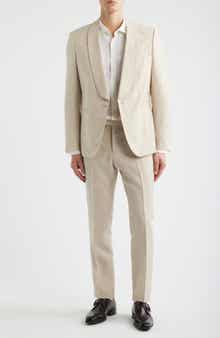 Huge Slim Fit Wool & Linen Suit