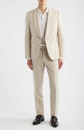 Huge Slim Fit Wool & Linen Suit