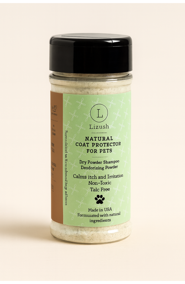 Lizush Natural Pet Coat Protector Powder, Main, color, NO COLOR