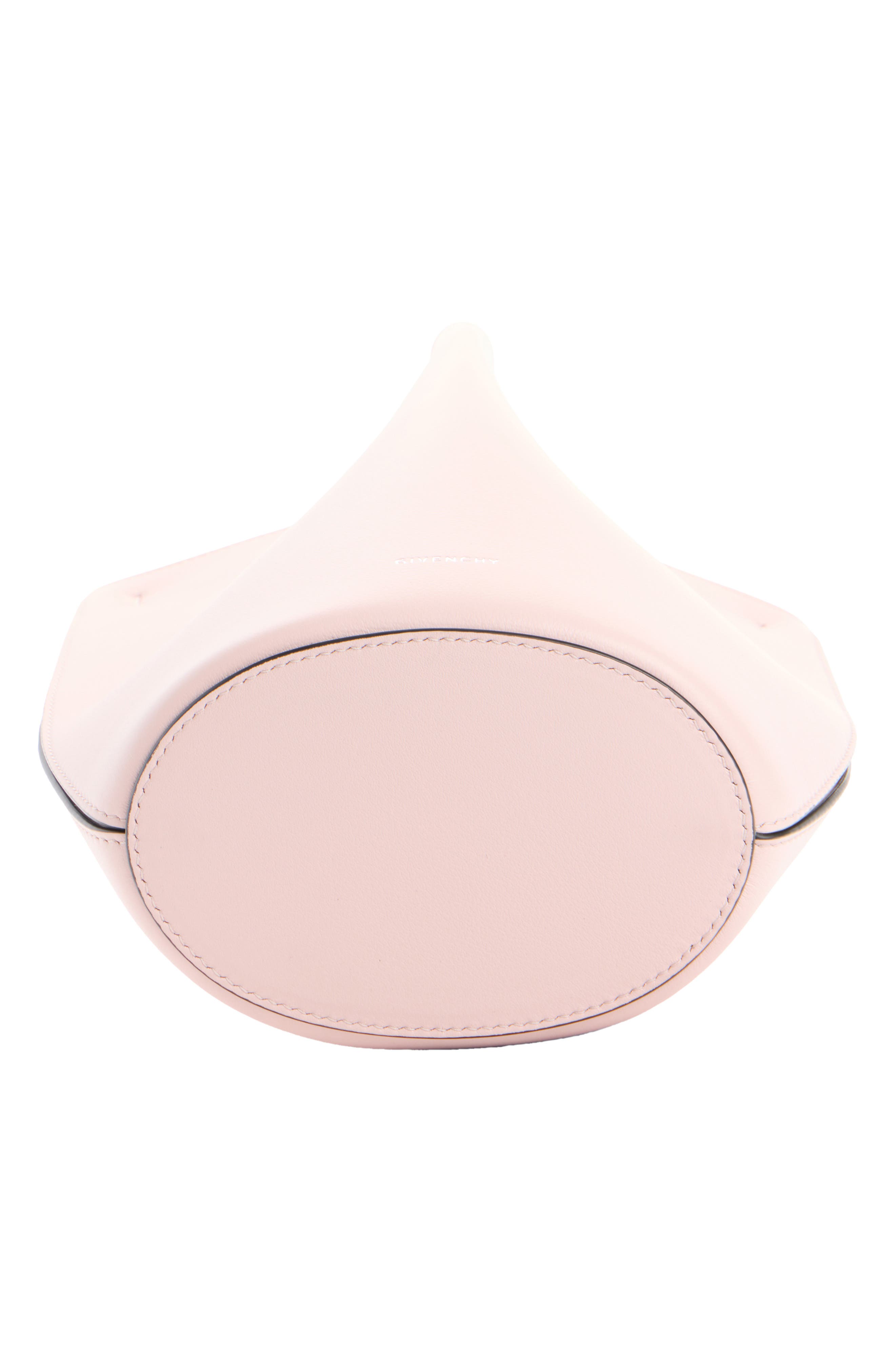 Givenchy Nano Snap Bucket Bag, Alternate, color, Baby Pink