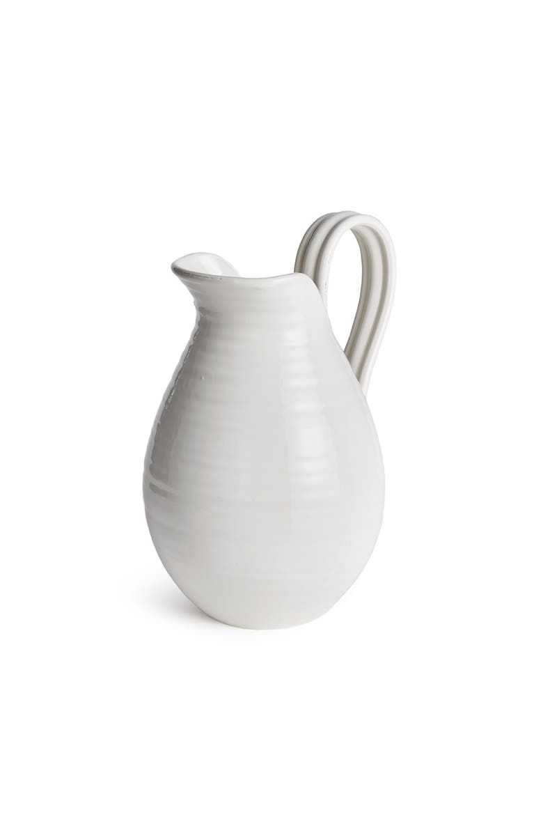 Napa Home & Garden Modena Decorative Vase Pitcher, Main, color, White
