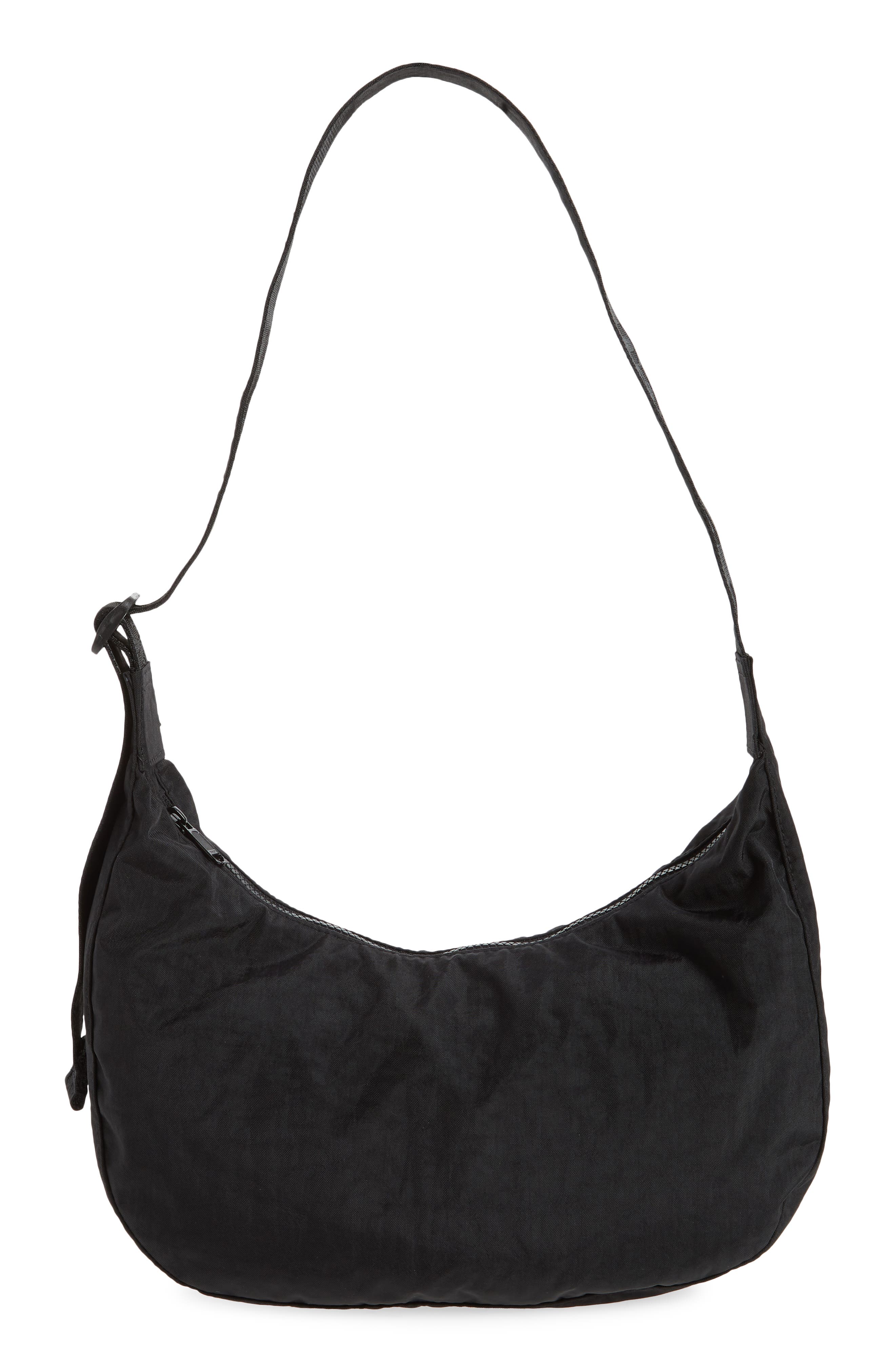 Baggu Medium Crescent Nylon Canvas Shoulder Bag, Main, color, 