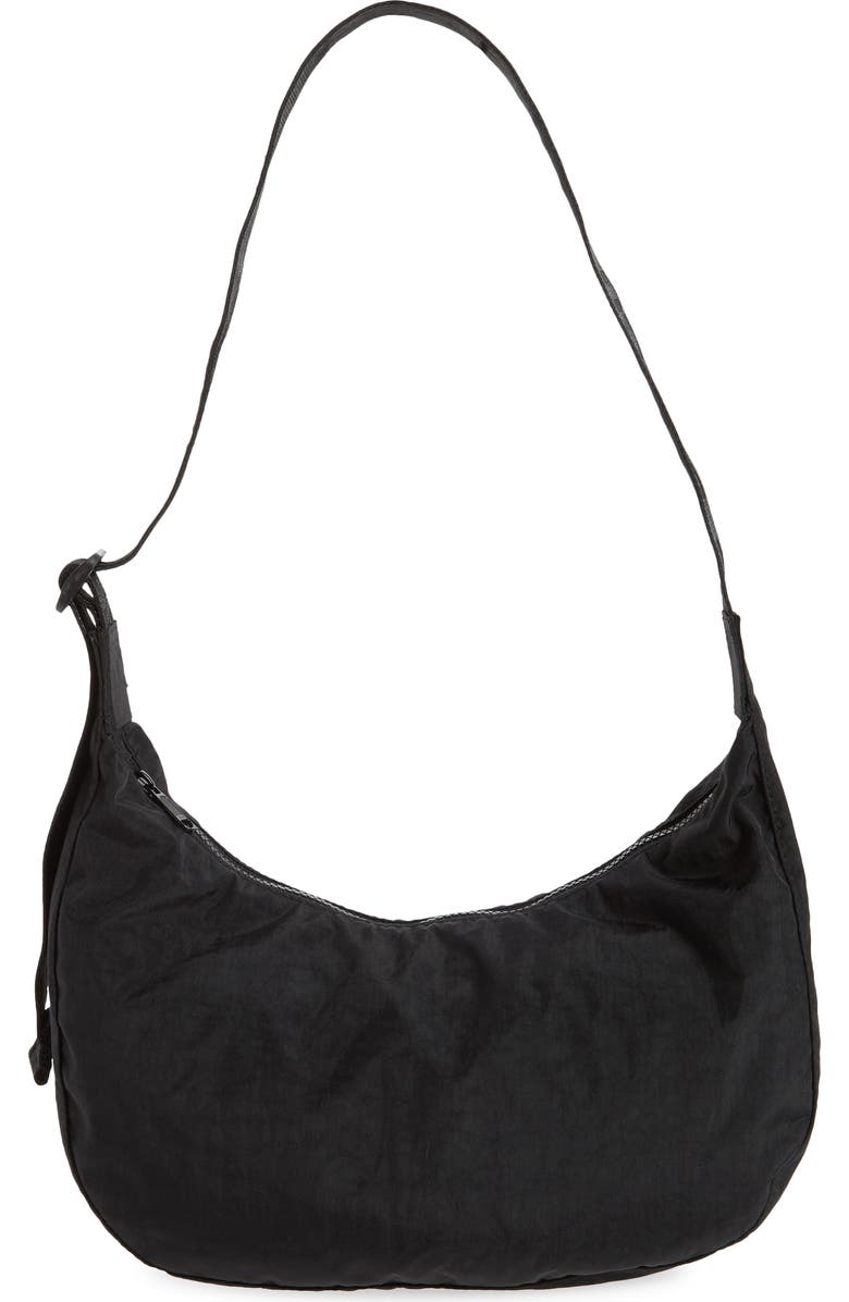 Baggu Medium Crescent Nylon Canvas Shoulder Bag, Main, color,