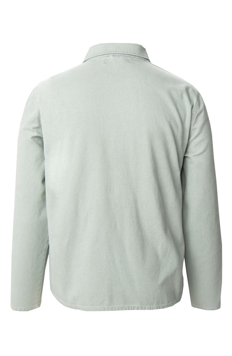 Round Two Pilot Flight Cotton Canvas Shirt Jacket, Alternate, color, 