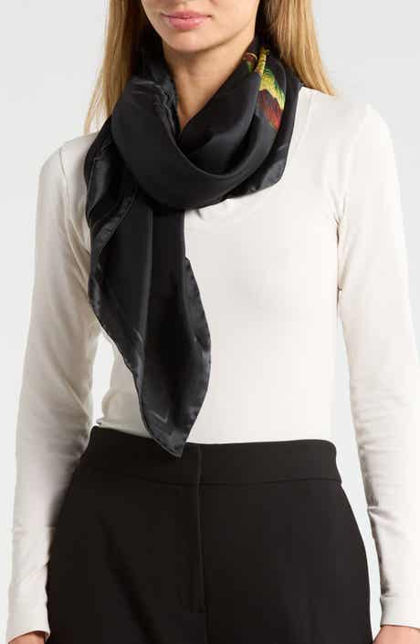 Givenchy Flowers Silk Scarf