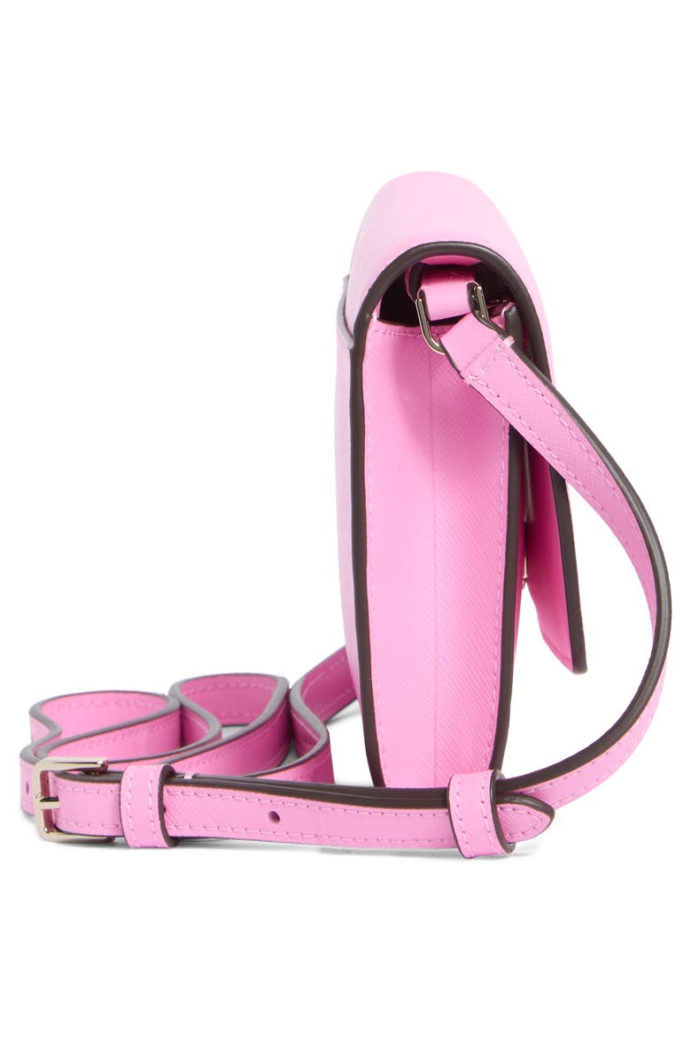 Kate Spade New York perry saffiano leather crossbody wallet, Alternate, color, Surf Pink