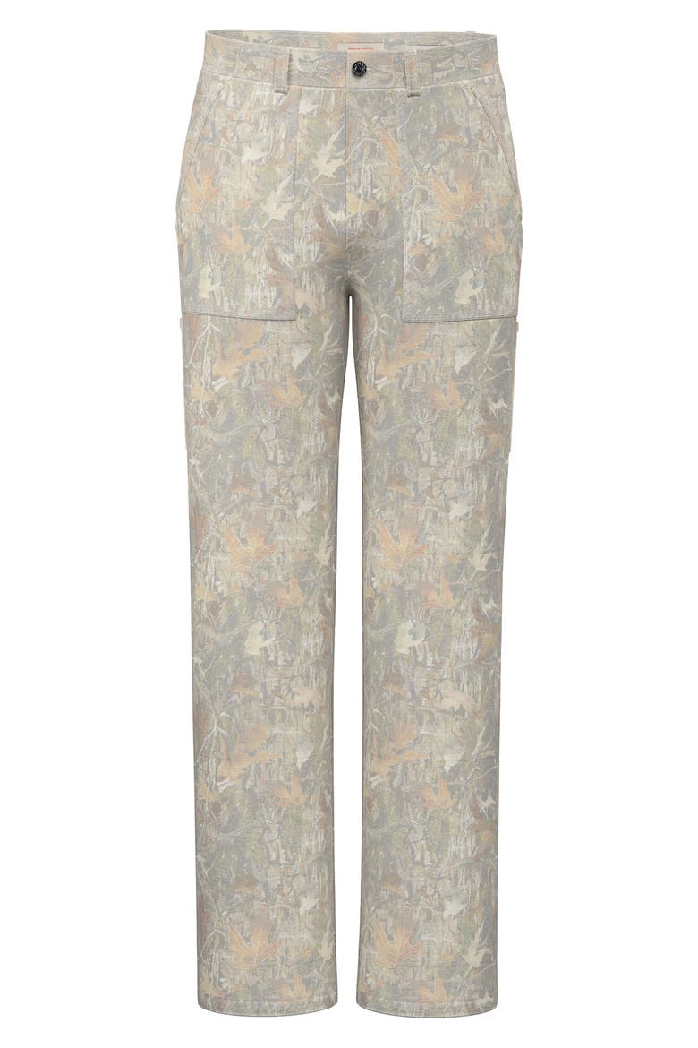 Camo Canvas Utility Carpenter Pants, Alternate, color, FMEM-BROWN