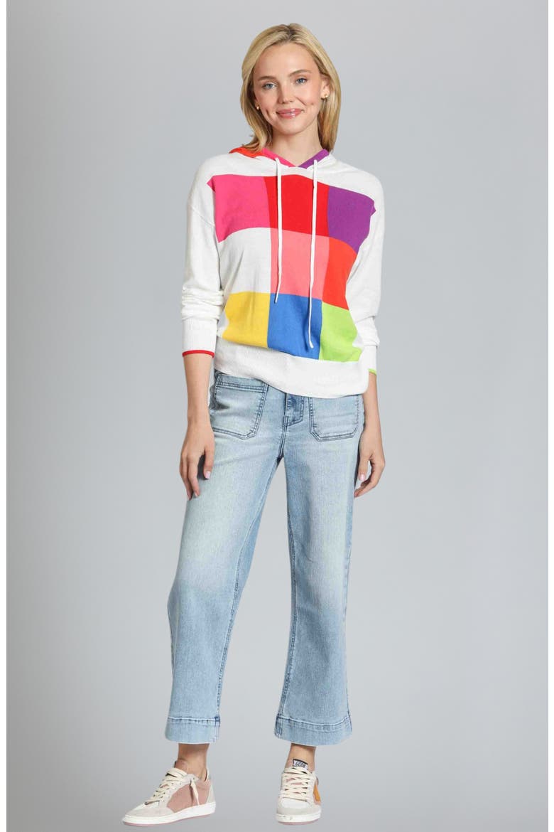 Wide Leg Ankle Jeans, Alternate, color, LIGHT INDIGO
