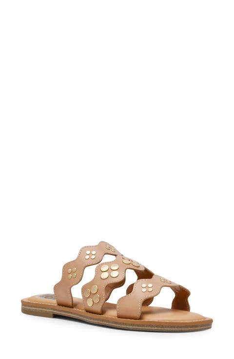 Jatty Scallop Slide Sandal (Women)