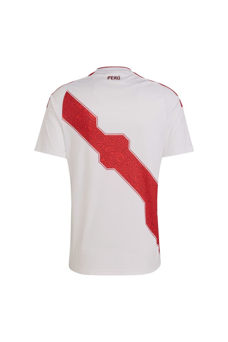 Men's adidas  White Peru National Team FIFA x World Cup 2026 Home Replica Jersey, Alternate, color, White