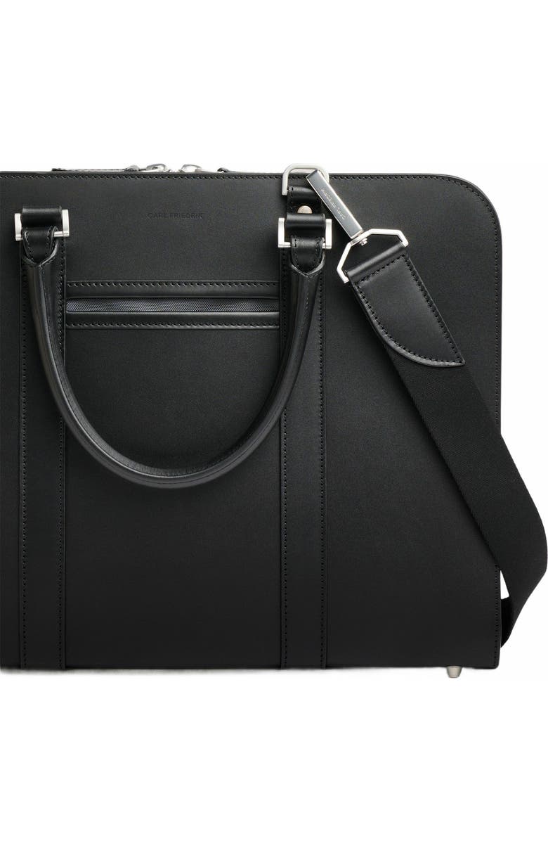 Carl Friedrik Palissy Briefcase, Alternate, color, Black