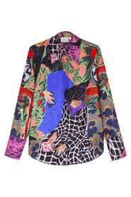 Untitled in Motion Kali Silky Button-Up Shirt