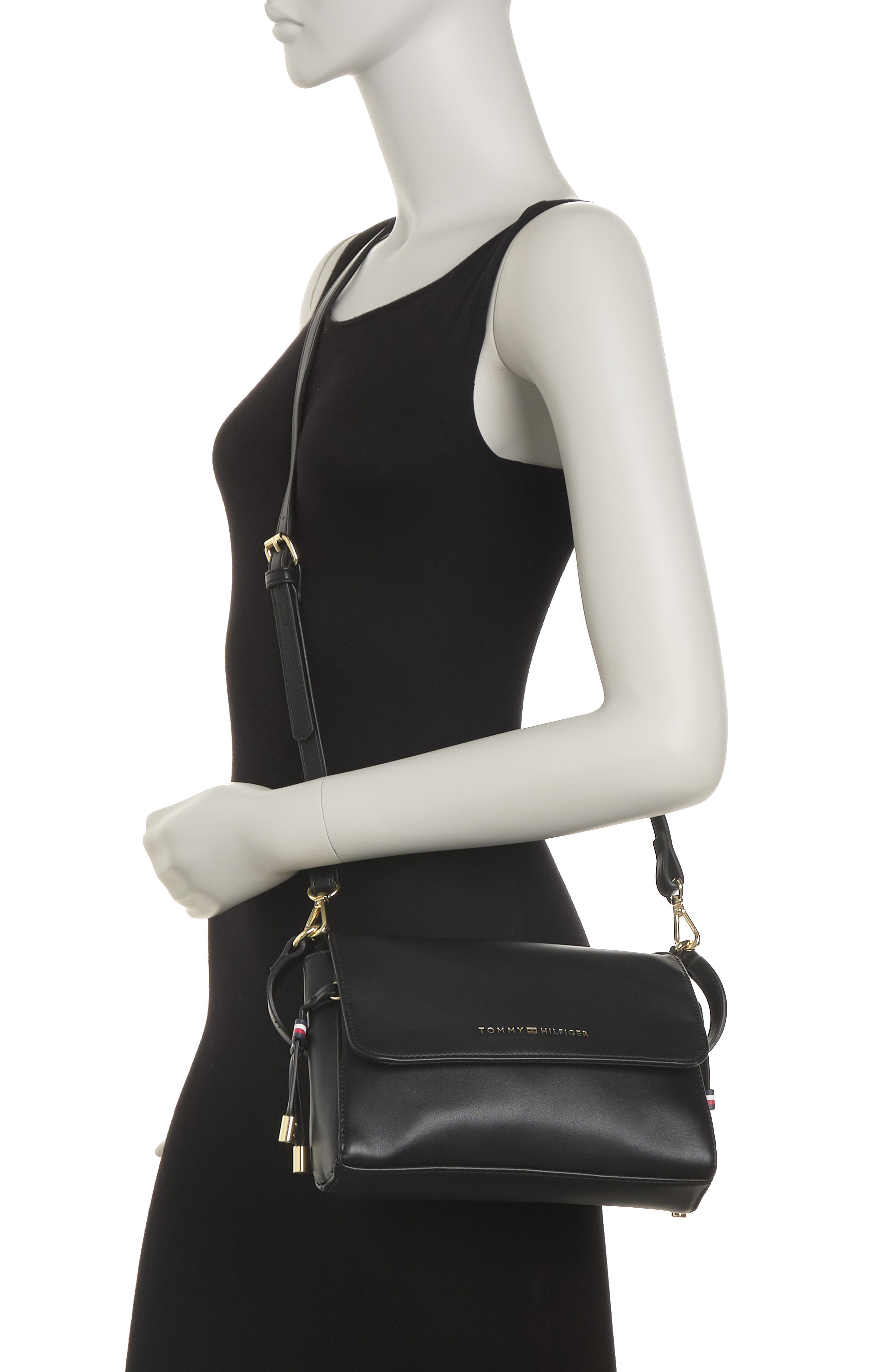 Tommy Hilfiger Katie Smooth Grain PVC Crossbody Bag (Men) | Nordstromrack