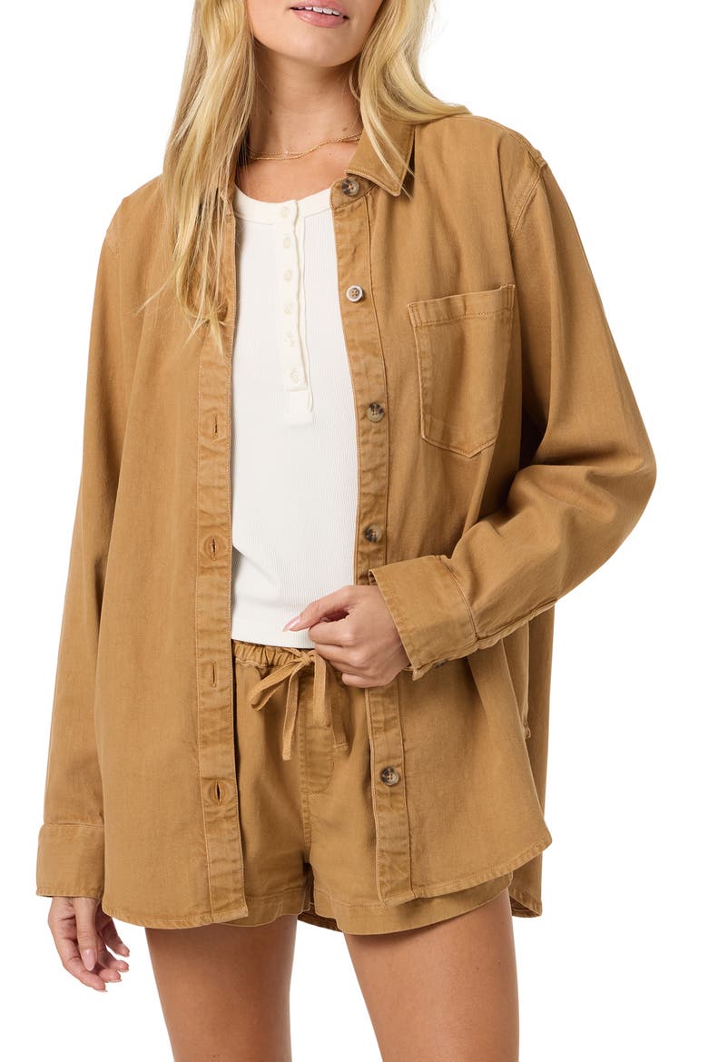 Sevie Cotton Shacket, Main, color, WOODSHACK