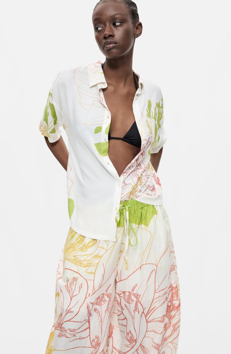 Desigual Cotton Balloon Pants, Alternate, color,