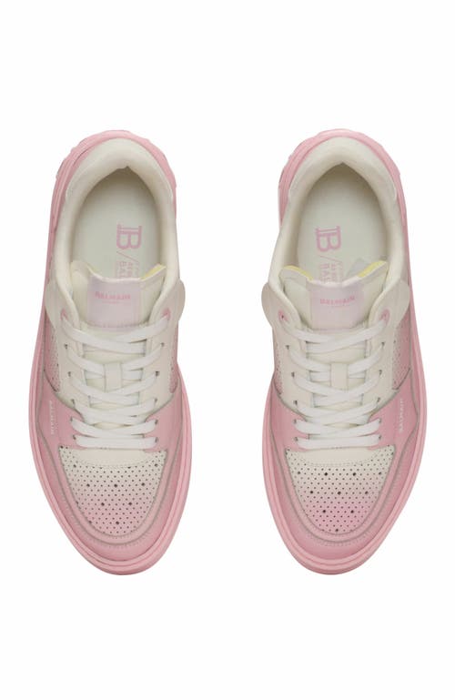 Balmain B-court Flip Trainers In Pink