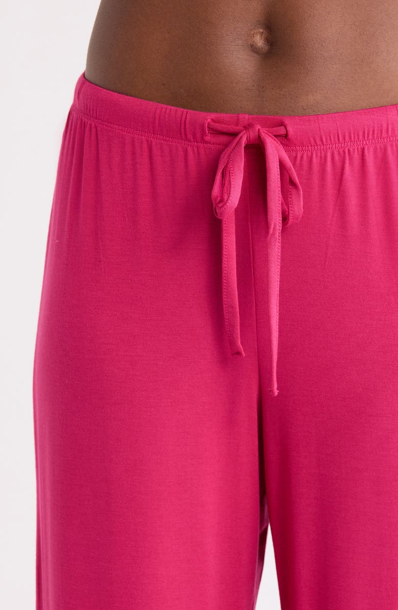 Nordstrom Moonlight Eco Knit Pajamas, Alternate, color, Pink Cerise