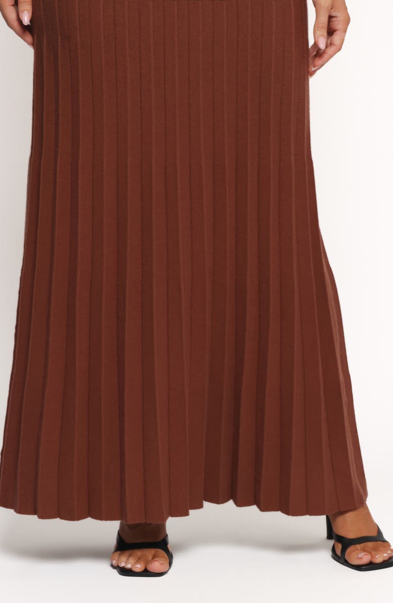 Petal & Pup Freeman Short Sleeve Maxi Dress, Alternate, color, Brown