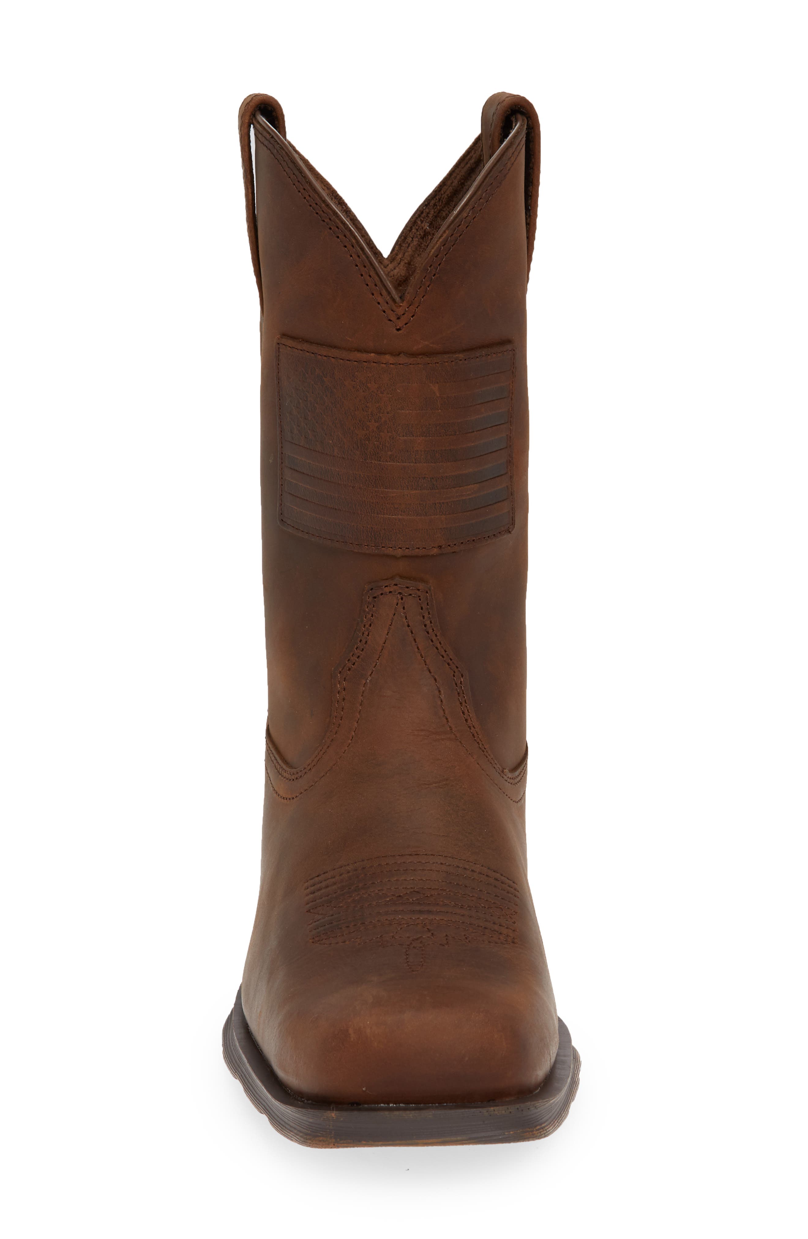 Ariat Rambler Patriot Cowboy Boot, Alternate, color, Brown