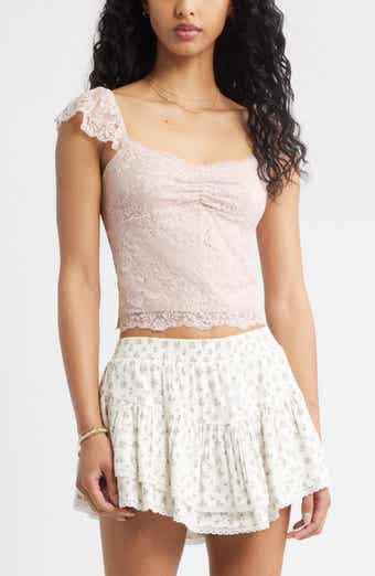 BP. Cap Sleeve Lace Top