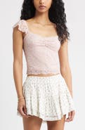 BP. Cap Sleeve Lace Top