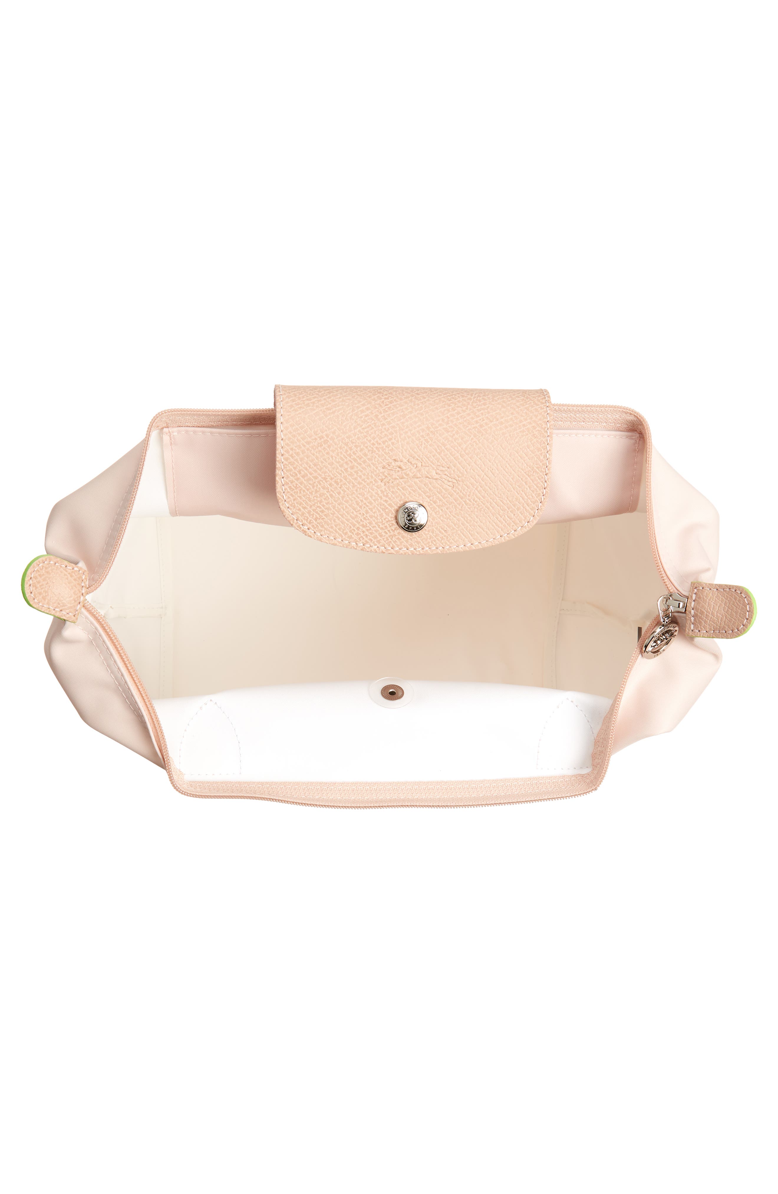 Medium Le Pliage Recycled Canvas Shoulder Tote Bag, Alternate, color, FLOWERS