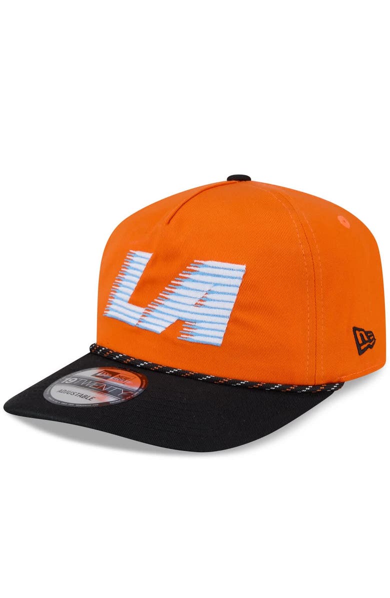 New Era Men's New Era Orange/Black LA Clippers 2025/26 City Edition 19TWENTY Adjustable Hat, Alternate, color, Orange