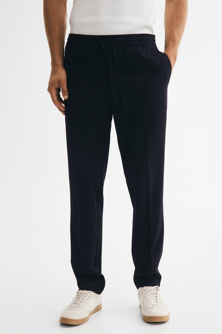 Slim-fit Dressy Joggers, Alternate, color, Dark blue
