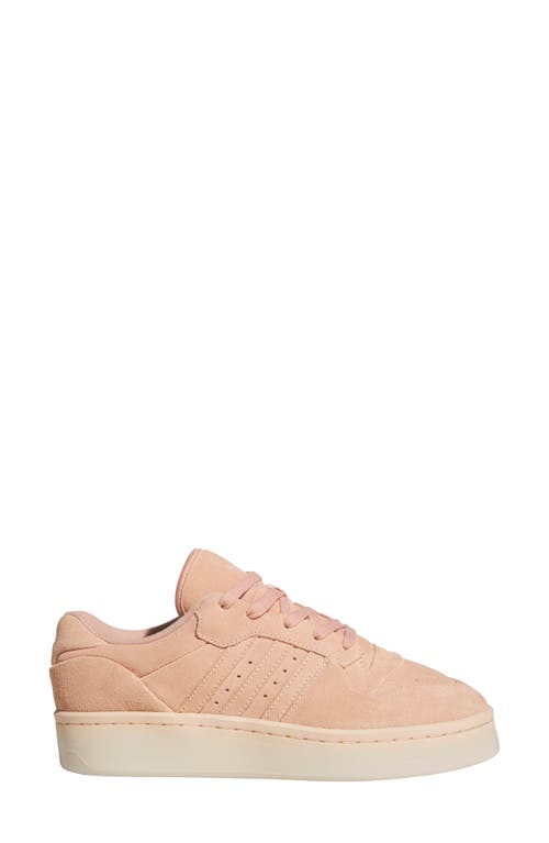 Adidas Originals Adidas Rivalry Low Sneaker In Coral/coral/cream White