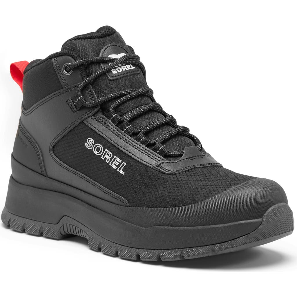 Sorel Outing Nw™ Mid Waterproof Sneaker In Black