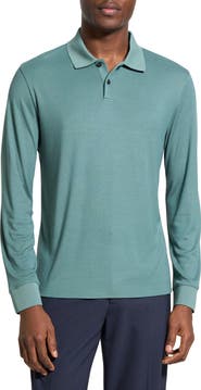 Theory Goris Anemone Milano Long Sleeve Polo