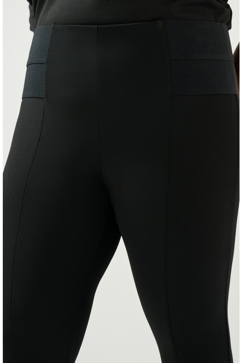 Harlow Elastic Waist Pants, Alternate, color, BLACK