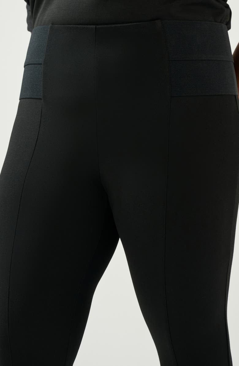 Estelle Harlow Elastic Waist Pants, Alternate, color, Black