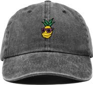 Dalix Pineapple Embroidered Dad Hat