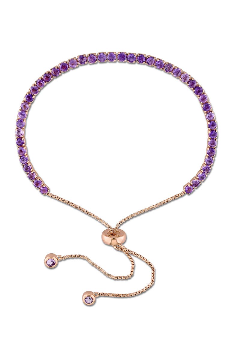 DELMAR Amethyst Slider Bracelet, Main, color,